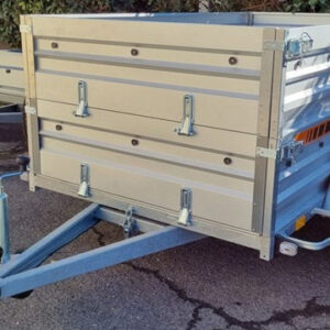 Remolque portaequipajes de dos ejes Jalon, PTAC 750 kg